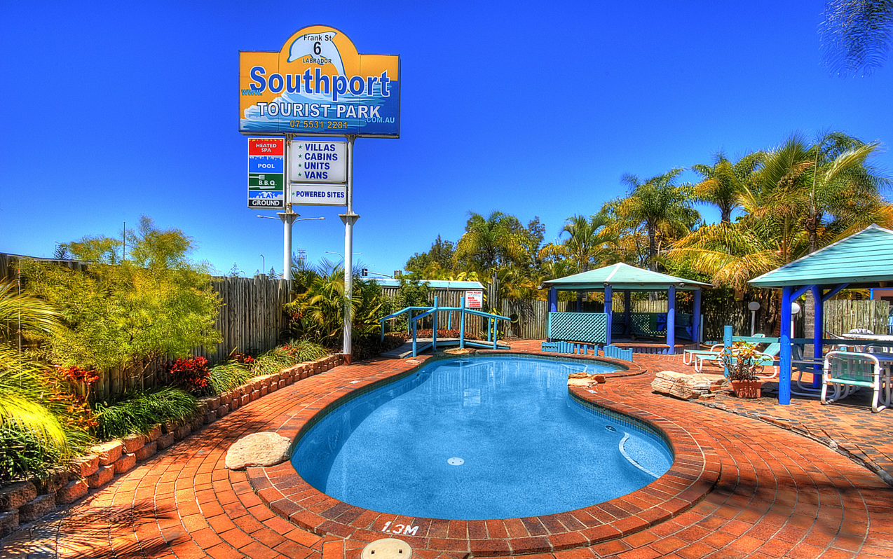 southport tourist park (pet friendly on application) labrador qld